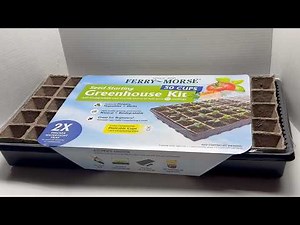 How to Use a Ferry Morse Biodegradable Greenhouse Kit to Start Seeds