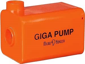 GIGA Pump - Portable Air Pump for Inflatables, Mini Air Pump Inflator USB Rechargeable, Waterproof DC Pump for Air Floats Mattress Balloon Swimming Rings Kid Toys Inflation-Deflation, 4 Nozzles