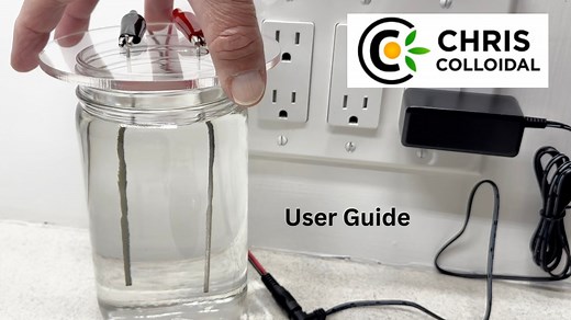 Watch Chris Colloidal Silver Generator Kit, user guide on Amazon Live