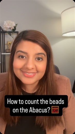 Laiba Khan | Global Online Abacus Mental Math Coaching on Instagram: "💡🧮How can your child count the beads on the abacus? The first step to solve any calculation without the abacus or calculator is to learn first how to recognize the beads and how do we add or subtract on the abacus. The key is to learn and master the main 34 formulas step by step while using both the hands with the abacus and then visualizing the same without Abacus. After finishing the first three levels in 6-7 months, your 