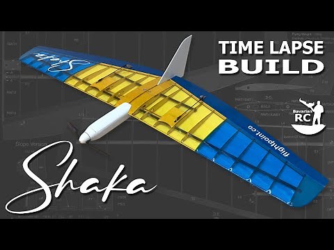 Shaka RC Flying Wing - Time Lapse Build