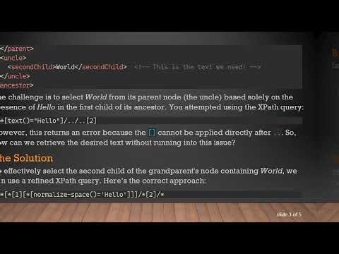 How to Select the Second Child of an Ancestor with XPath