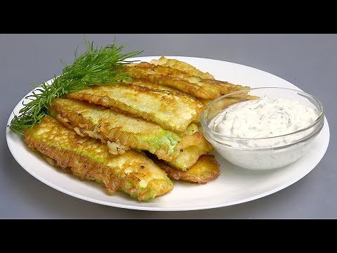 ADORABLE Fried Zucchini in Batter Recipe