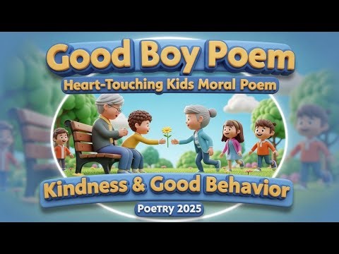 Good Boy Poem | Heart-Touching Kids Moral Poem | Kindness & Good Behavior Poetry 2025