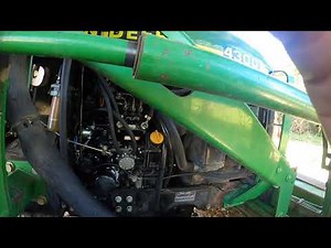 Replacing fuel Solenoid John Deere 4300