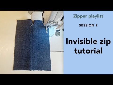 How to Sew an Invisible zip (Two ways)