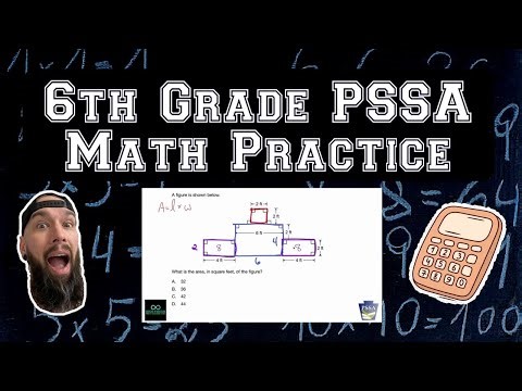 6th Grade PSSA Math Help - Area of a Composite Shape Involving Rectangles