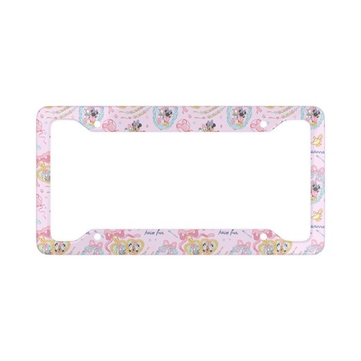 Minnie Mouse Metal License Plate Frame, Disney Car Decor, Gift for Disney Lovers, Cute Auto Accessories, Travel Enthusiast, Disney Tag Decal - Etsy