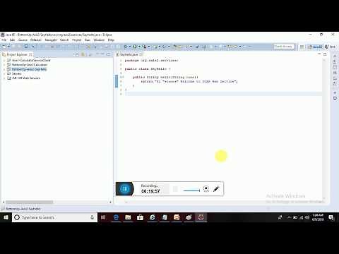SOAP Web Services Lesson 20 | Creating SOAP web service using Axis 2 Implementation | JAX-WS API