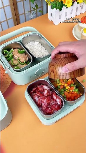Cook anytime, anywhere with the Liren Portable Electric Lunch Box! 🍱