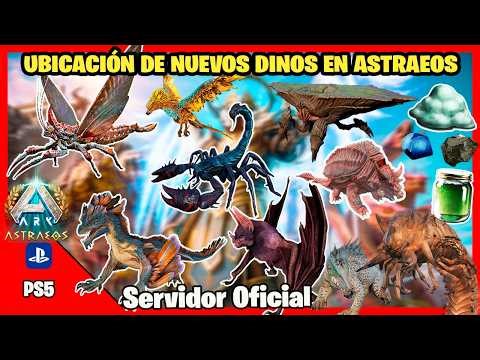 Location of NEW DINOS and resources in ASTRAEOS | ARK Ascended