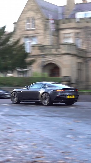 Experience the Aston Martin DBS Superleggera V12 Engine Sound in Sport Mode