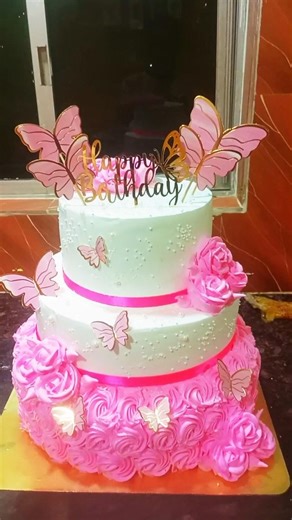 how to make butterfly for decoration #cakedecorating #cake