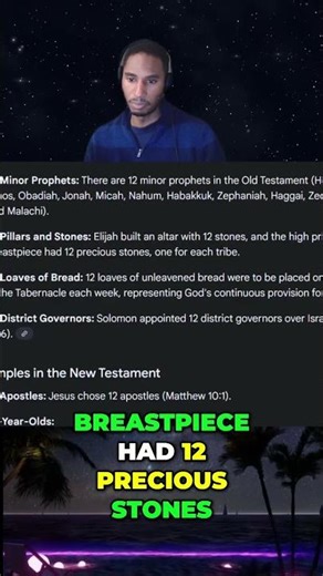 12 Biblical References: The Significance of the Number 12 #shorts