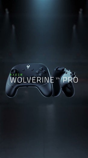Meet the new Razer Wolverine V4 Pro, now with capacitive thumbsticks for greater precision.