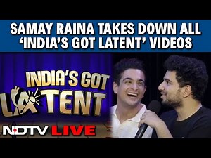 LIVE: Samay Raina India Got Latent | Samay Raina News | India Got Latent | Ranveer Allahbadia