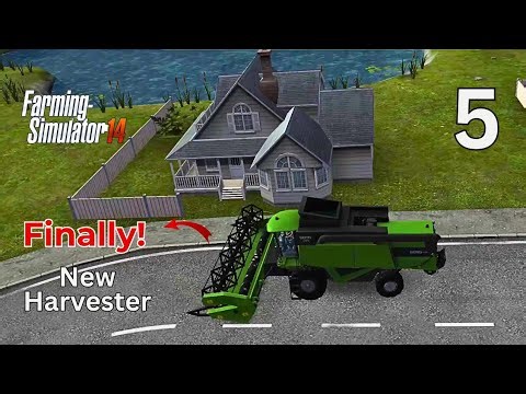 Finally Bought New Harvester Farming Simulator 14 | Fs 14 Gameplay