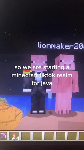 join our tiktok realm java #minecraft #realm