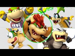 New Super Mario Bros Wii All Castle Bosses (Super Guide)