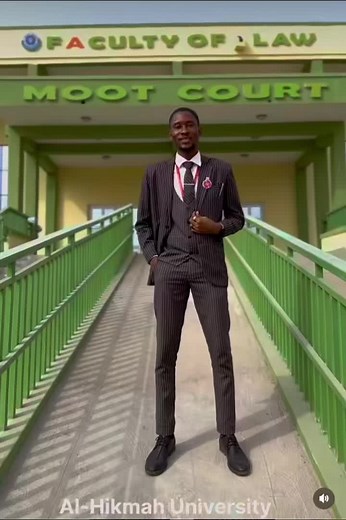 Introducing the faculty president of alhikmah university ilorin 🌸