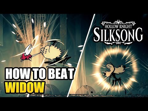 SILKSONG - How to Beat WIDOW Easily (Safe Place Strategy)
