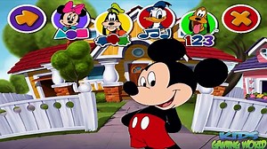 Mickey Mouse Toddler Learning Series PART 1 Find the Letters