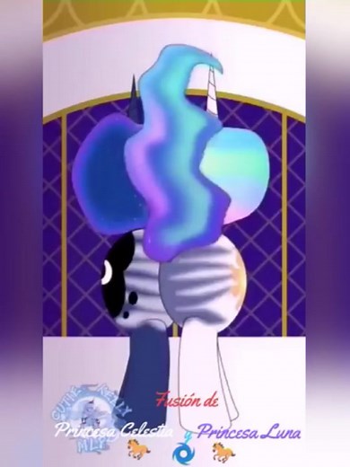 Fusión de My Little Pony: Princesas Celestia y Luna