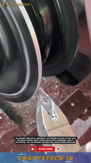 Lathe Machine for Precision Metal Turning and Industrial Manufacturing Applications #machine