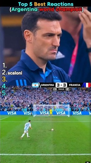 Reactions to Argentina world champion 💀 vs France 🤯#reactions #worldcup #worldchampion #argentina