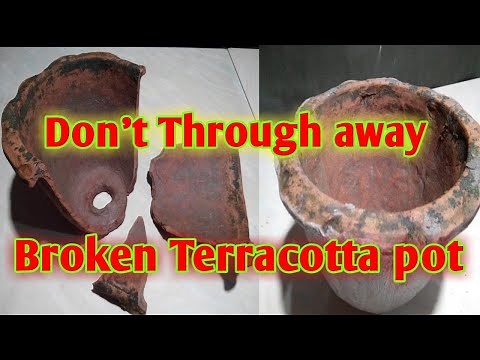 How to reuse broken terracotta pot