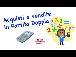 Acquisti e vendite (semplici): Partita Doppia #lezionionline #ragioneria #economiaaziendale