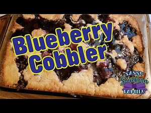 How To Make Easy Blueberry or Any Fruit Cobbler