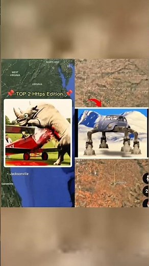 📌 I Found Top 2 For The Same #viralshort #shorts #googlemaps #earth616