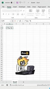 684 reactions · 15 shares | Sequence Days in Excel‼️ Save for later so you don't forget ✨ #excel #data #tutorial #exceltips #productivity | Mohammad Rahmani | Facebook