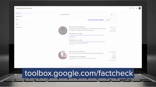 Spotting Election Fakes: Google Fact Check Tools