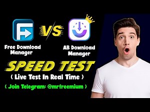 Speed Test - Free Download Manager Vs AB Download Manager in 2025 | Performance Test FDM & AB DM