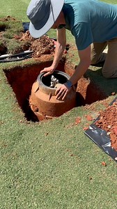 3.5M views · 24K reactions | Before/after lowering this water box so my mower wouldn’t hit it ⛳️ #lawn #diy #reelmower | The Lawn Dad | Facebook