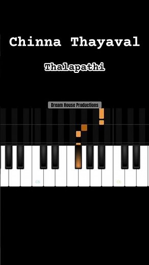 Chinna Thayaval | Thalapathi | Ilaiyaraaja | S. janaki | Rajinikanth | Piano notes tutorial