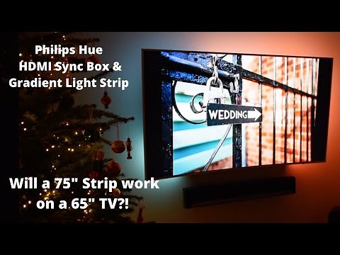 Philips Hue Sync Box and Gradient Light Strip | AMAZING!! | Unboxing, Setup and Review