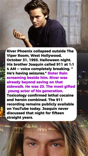 River Phoenix Was Convulsing on That Sidewalk—His Brother's 911 Call Still Plays Today