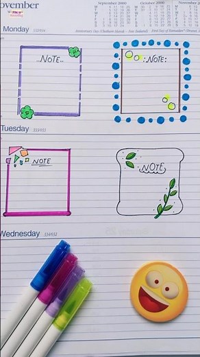 Paper Notes Doodle | Doodle Notes Aesthetic ✍️📃