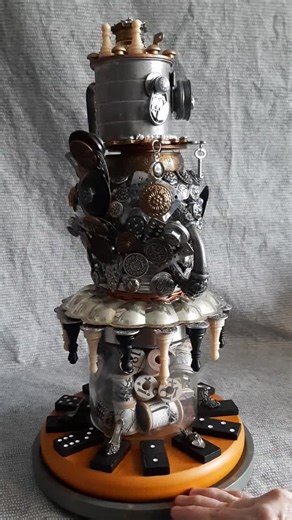 Mixed Media Art Assemblage Sculpture - Found Object Art, Hand-painted - Etsy