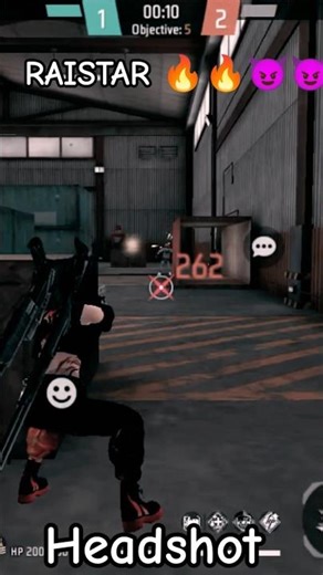 Raistar headshot #freefire #shorts