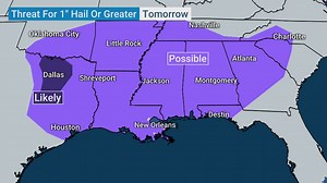 16K views · 157 reactions | Know your weekend plans yet? If you live in the Southeast, severe storms may impact yours. Thunderstorms, tornadoes, hail, and damaging winds are all threats. We're LIVE. | The Weather Channel | Facebook