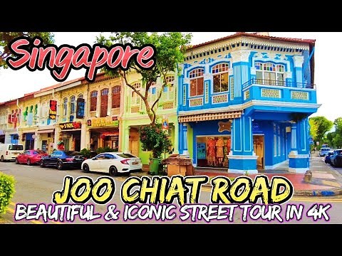 Joo Chiat Road: Exploring Singapore's Beautiful Heritage Street | 4K Ultra HD Walking Tour.