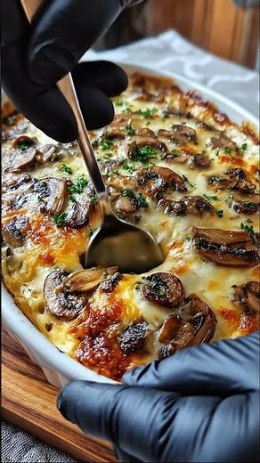Cheesy Mushroom Casserole