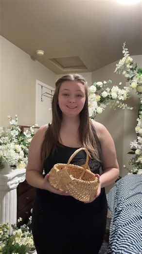 Thrifting is key to being on a budget #weddingtiktok #wedding #bride #bridetobe #2025bride #2026bride #weddingplanning #weddinginspiration #diybride #diywedding #weddinghacks #weddingflowers #ceremony #flowergirl #basket #flowergirls #thrift #thrifted #thrifting