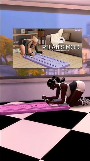 The Sims 4 Pilates Mod #Sims4 #sims4mods