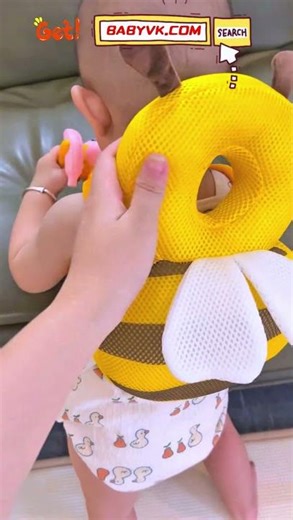 Anti-Fall Baby Backpack Pillow: Cushion Backward Falls with Soft Support #toddler #BabySafety