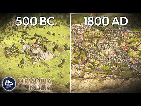 This city builder lets you build through history! | Memoriapolis